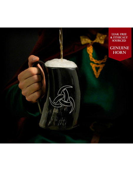 Jarro medieval Chifre triplo de Odin...