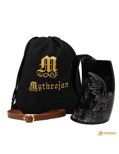 Jarro medieval com design de corvo (600 ml.)