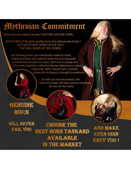 Jarro medieval com design de corvo...