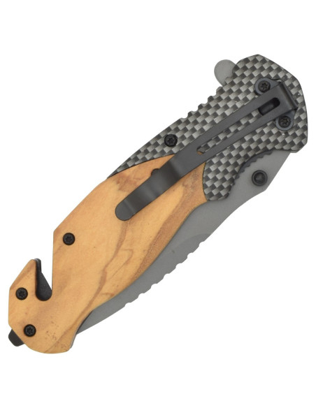 Faca de resgate SCK, quebra-vidros e...