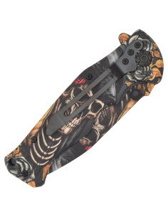 Faca de caveira SCK com pino de polegar 2