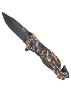 Faca de resgate de crânio SCK, quebra-vidros e cortador...