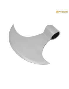 Cabeça de machado medieval viking em aço (17,5 cm.)