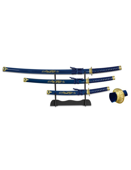 Katana, Wakizashi Tanto e com laca...