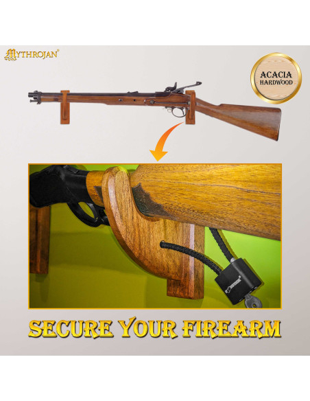 Suporte de parede de madeira para...