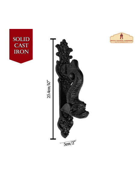 Aldaba medieval ferro estilo antigo...