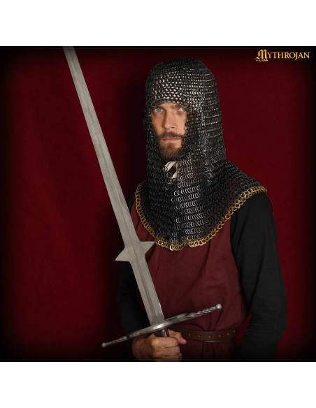 Verdugo cota de malha anilha plana...