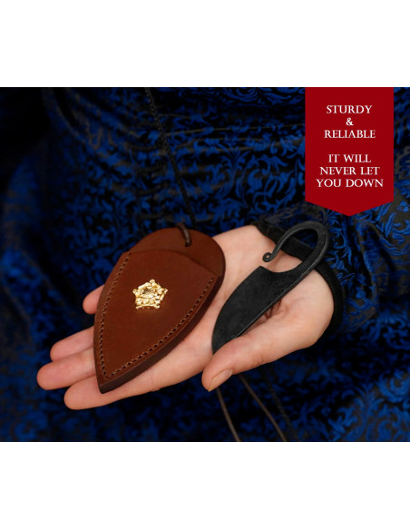 Faca celta forjada à mão com bainha...