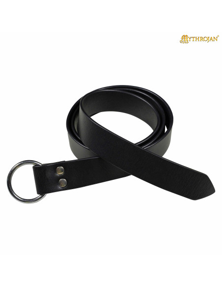 Cinto viking com fivela redonda, cor...