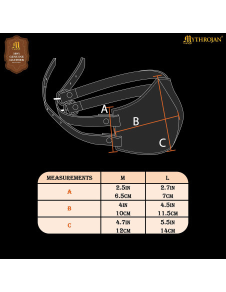 Máscara facial em couro para Cosplay,...