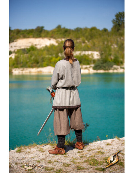 Túnica medieval homem modelo Fimbul,...