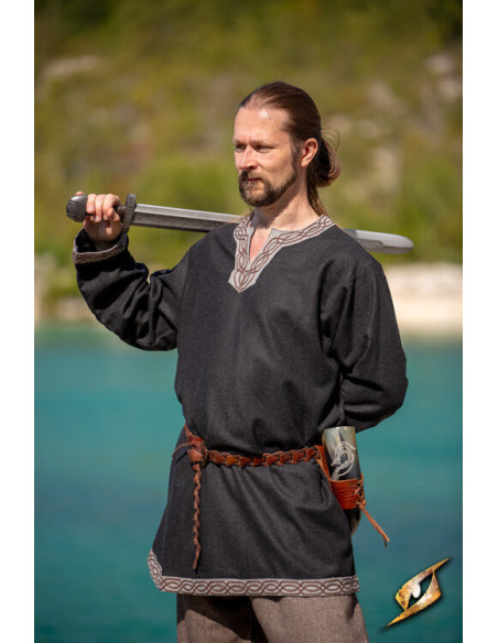 Túnica medieval homem modelo Fimbul,...