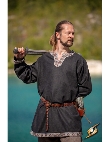 Túnica medieval homem modelo Fimbul,...