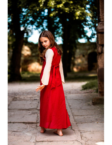 Vestido medieval bicolor para...