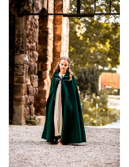 Capa medieval infantil longa modelo...