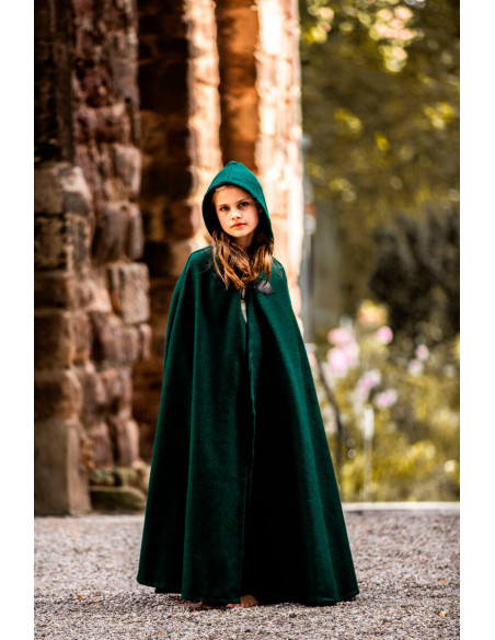 Capa medieval infantil longa modelo...