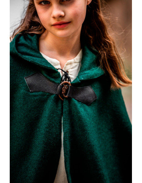 Capa medieval infantil longa modelo...