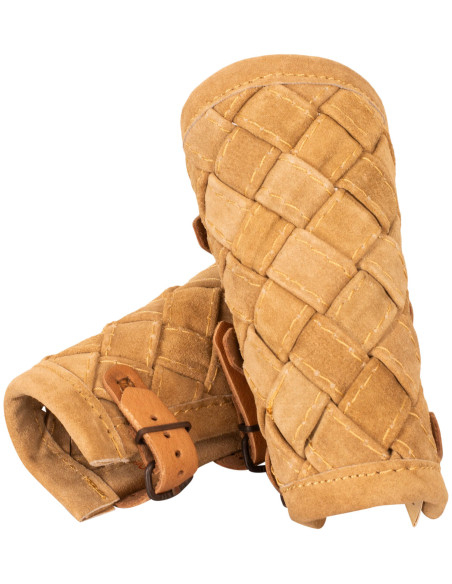 Brazaletes medievais de couro modelo...