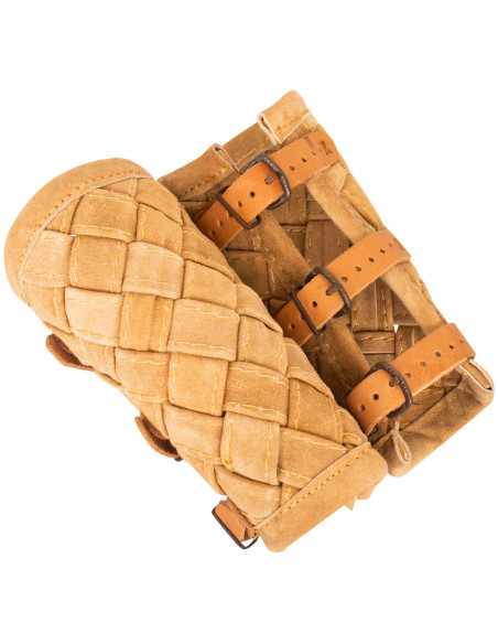 Brazaletes medievais de couro modelo...