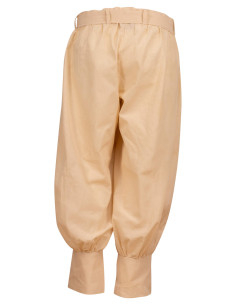 Calças medievais de algodão modelo Offnir, cor creme 2
