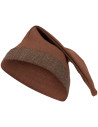 Gorro medieval de algodão modelo Toki, cor marrom claro
