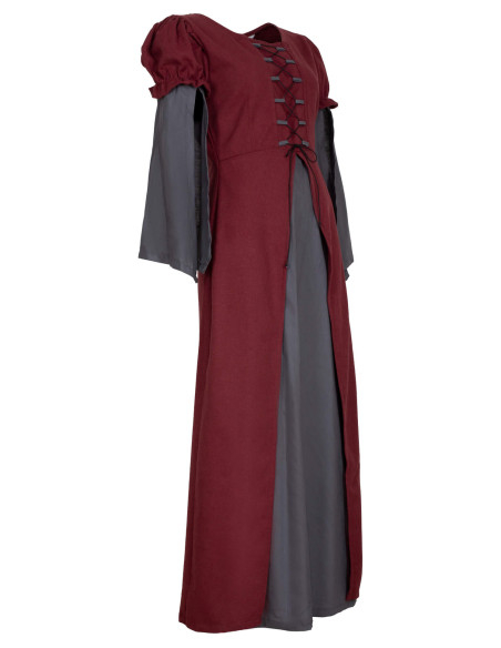 Vestido medieval longo modelo...
