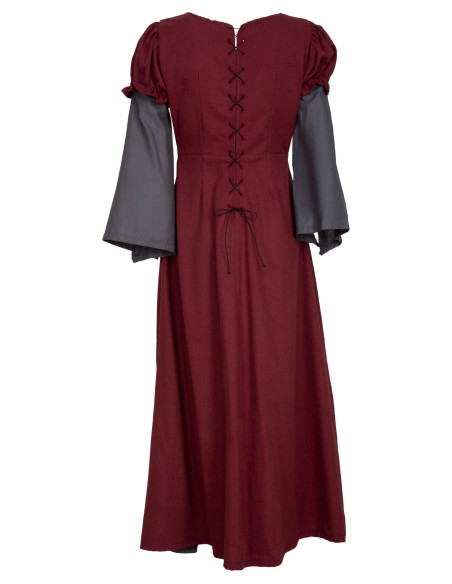 Vestido medieval longo modelo...