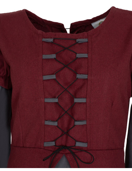 Vestido medieval longo modelo...