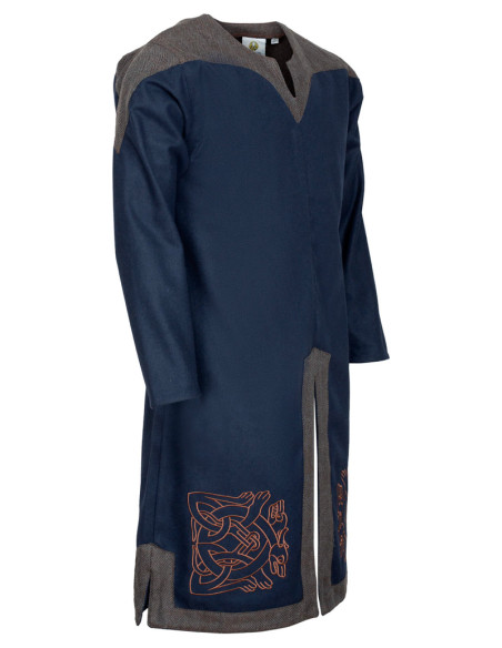 Túnica vikinga homem em lã modelo...