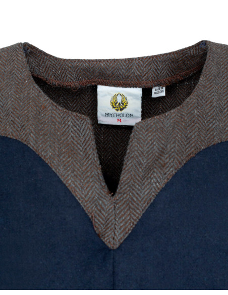 Túnica vikinga homem em lã modelo...