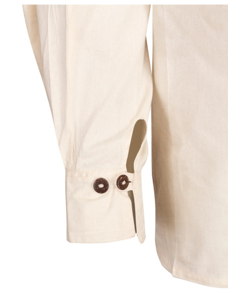 Camisa medieval de algodão modelo...