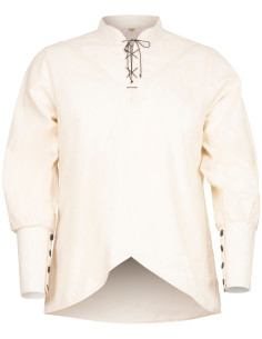 Camisa medieval homem modelo Arantir, cor natural 2