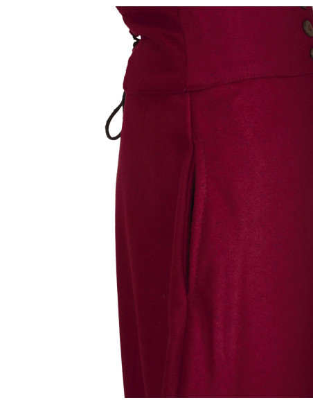 Saia medieval de lã modelo Hannah,...