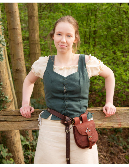 Corpo medieval de algodão modelo...