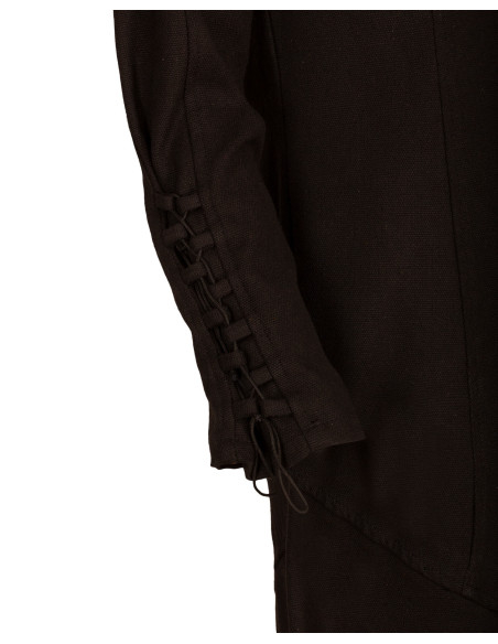 Túnica medieval longa em algodão...