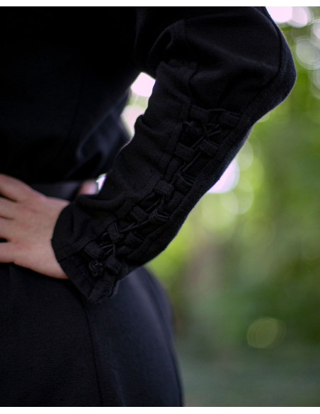 Túnica medieval longa em algodão...