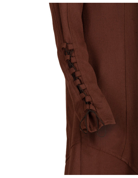 Túnica medieval longa em algodão...