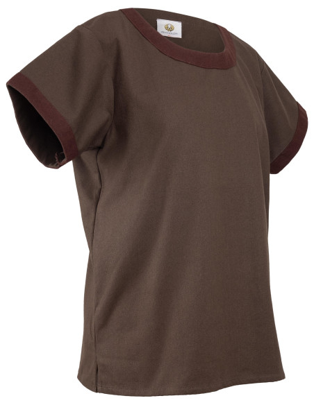 Túnica medieval de algodão modelo...