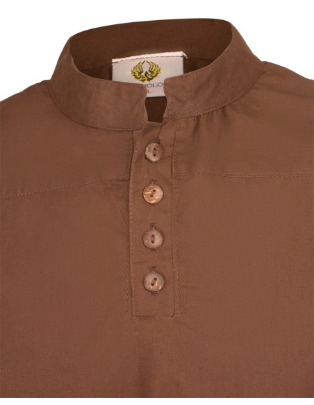 Camisa medieval de algodão modelo...