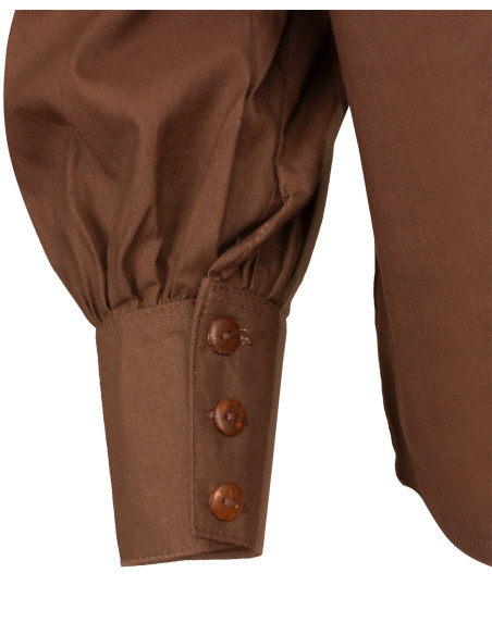 Camisa medieval de algodão modelo...