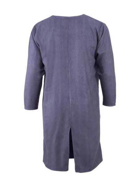 Túnica medieval modelo Sigeric, cor azul