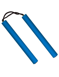 Nunchaku de espuma para treino, azul