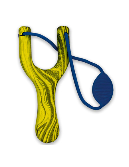 Estilingue Tole 10 de madeira amarela...