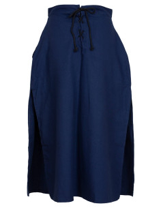 Falda medieval de algodão modelo Antaris, cor bordô 2