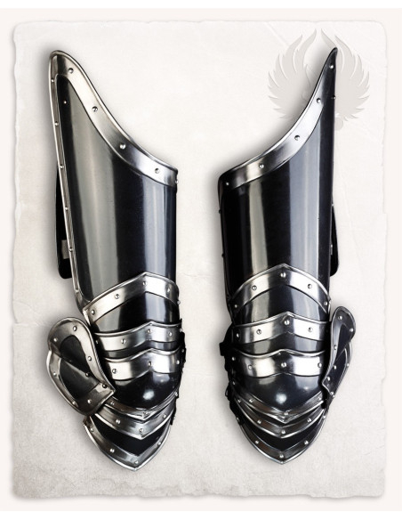 Armadura para pernas em aço...