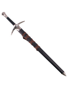 Espada cadete com bainha, pomo e guarda níquel 2