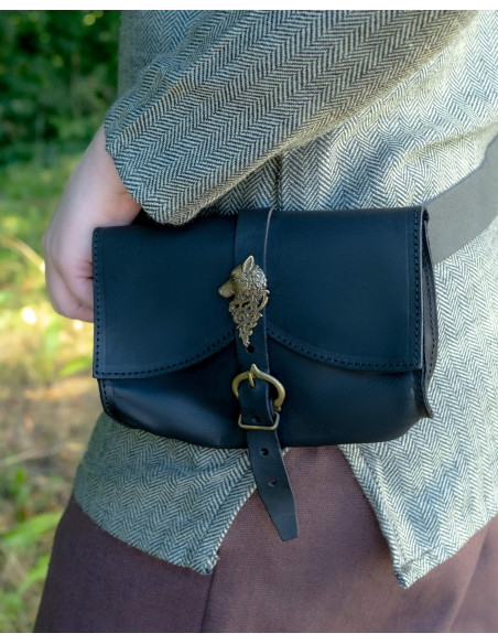 Bolsa medieval design lobo modelo Selena