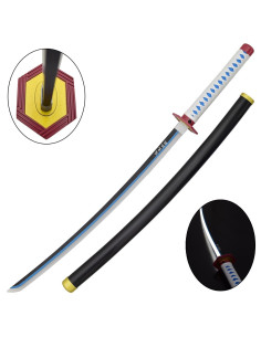 Katana Giyu Tomioka de Kimetsu No Yaiba, lâmina com LED