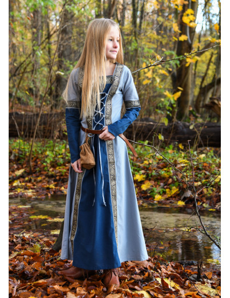 Vestido Medieval menina Leonor em...