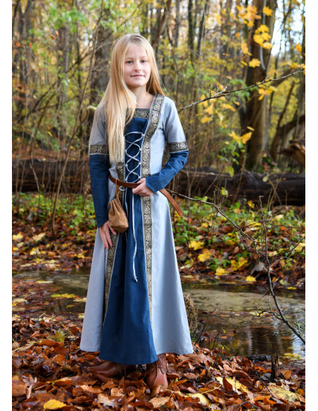 Vestido Medieval menina Leonor em...